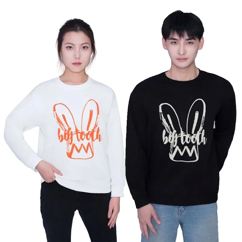 2024 New Couple HoodiesYouth Series Leisure Sports Hoodies Fashion Printed Round Neck Single Piece Top Women's Sweatshir