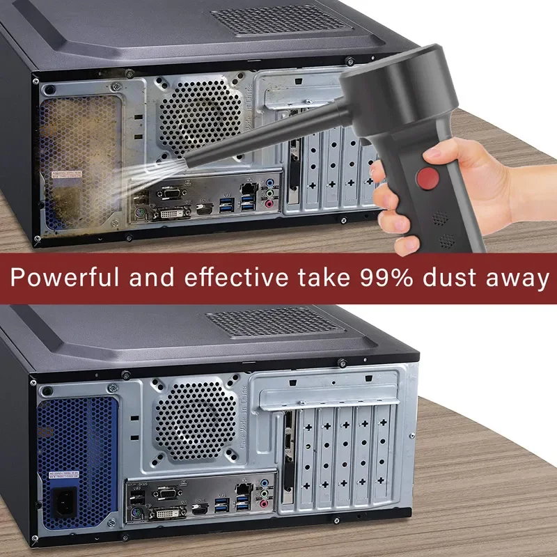 Newest Compressed Air Duster Electric Air Blower Computer Keyboard Cleaning Handheld Cordless PC Duster Cleaner air duster