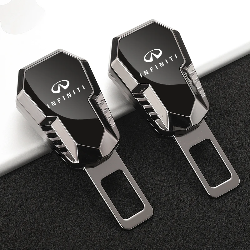 1 pcs Car Seat Belt Clip Extension Plug Metal Seatbelt Extender Accessories for Infiniti G20 G35 G37 FX35 Q30 Q50 Q60 Q70 QX50