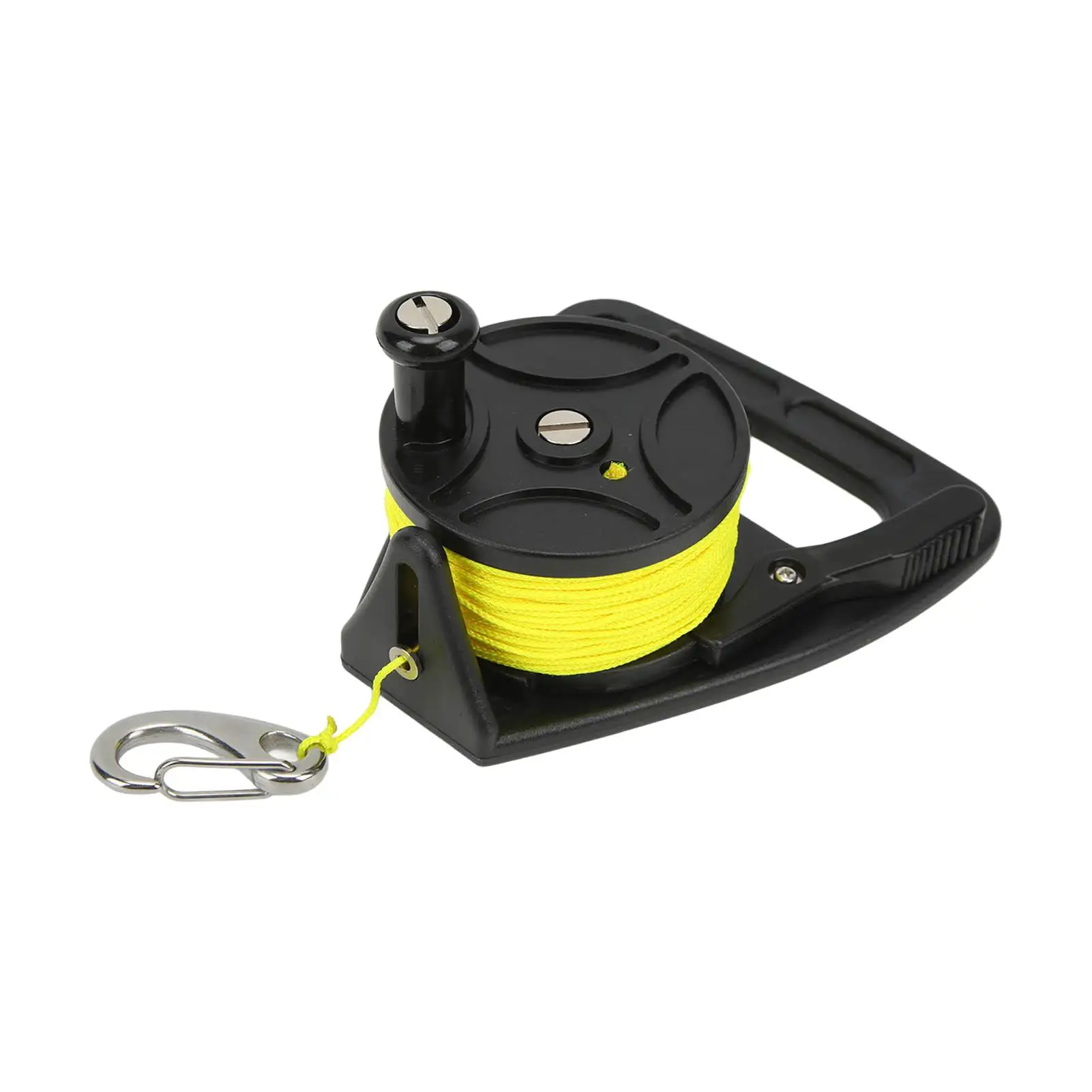 

46/83m Diving Reel with Thumb Stopper Hook - Underwater Leash for Snorkeling & SMB Rope Spool