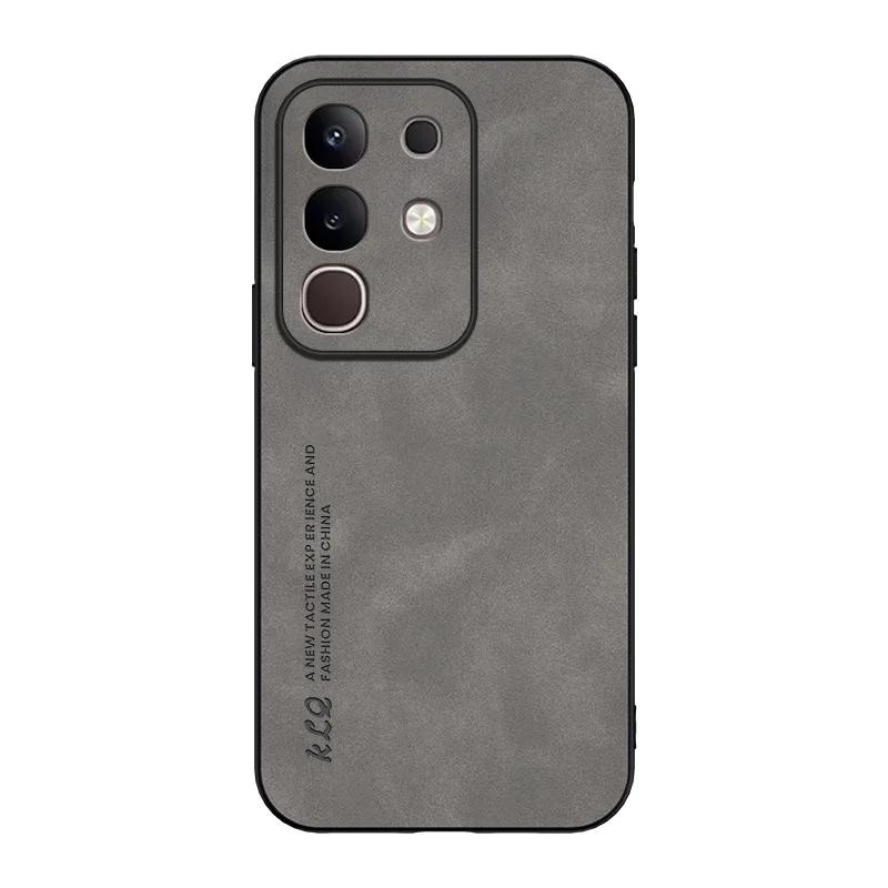 Luxury Matte PU Leather Ultra-Thin Shockproof Phone Cover
