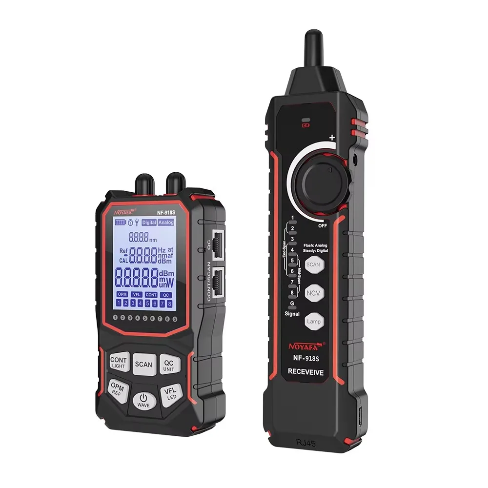 노야파 OEM NF-918S 2-in-1 광케이블 테스터 OPM VFL POE
