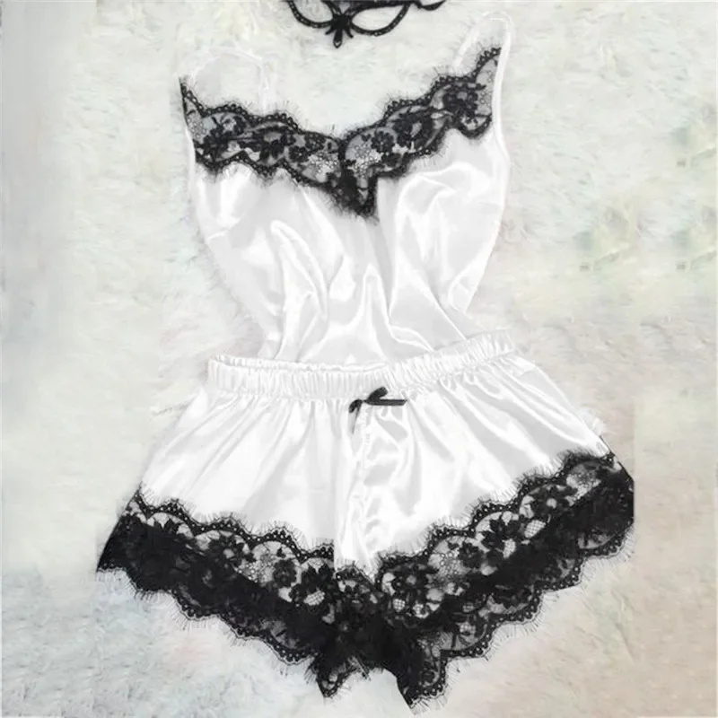 Women Pajama Suit Sexy Lingerie Babydoll Sleepwear
