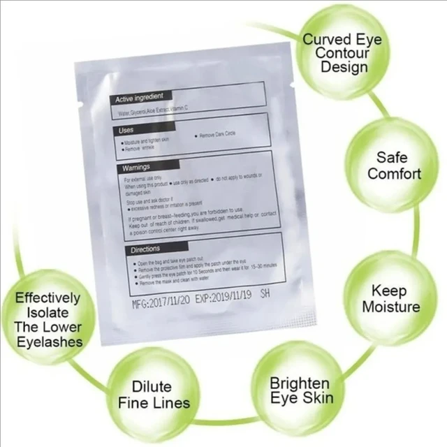 100 Pairs Eyelash Extension Patches 5