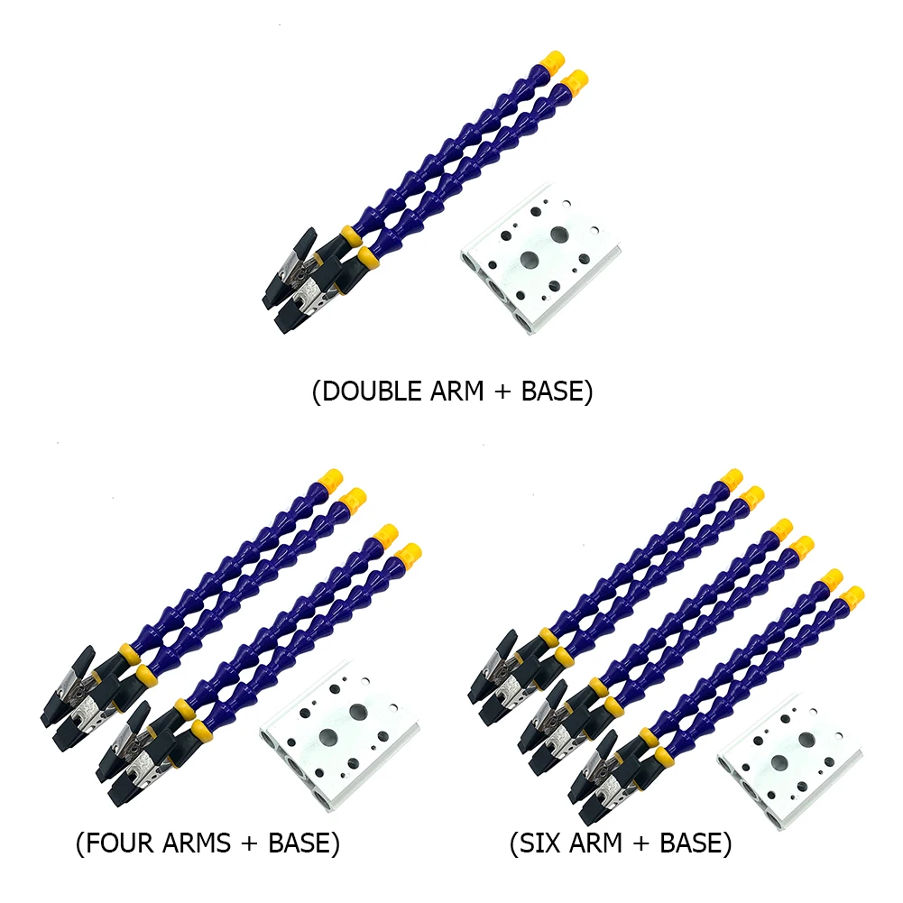 Aluminum Alloy Soldering Helping Hands Desk Clip with LED