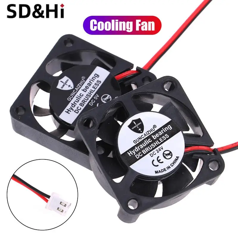 1PC5V12V24VQuietHotEndCoolingFanSuperSilentFans40mmFor