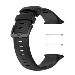 Dual-Tone Quick Release Smartwatch Wristband Strap - Premium Accessory (Black)