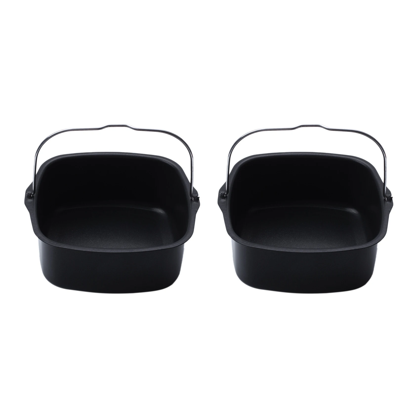 2X Air Fryer Electric Fryer Accessory Non Stick Baking Dish Roasting