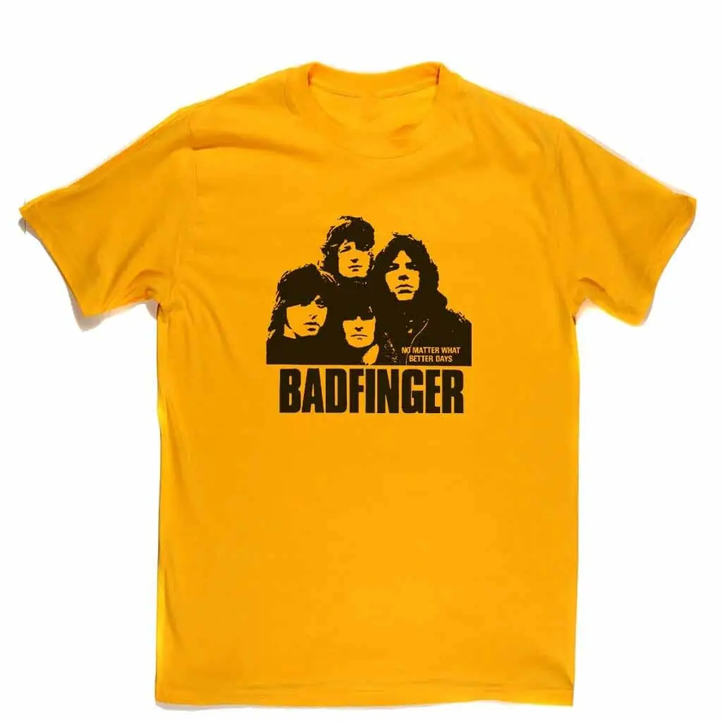 Badfinger No Matter What Shirt Retro Yellow Unisex S-2345xl Li809