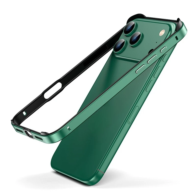 Sleek Ultrathin Aluminum Heat Dissipation Frame Case with Anti-Drop TPU Bumper
