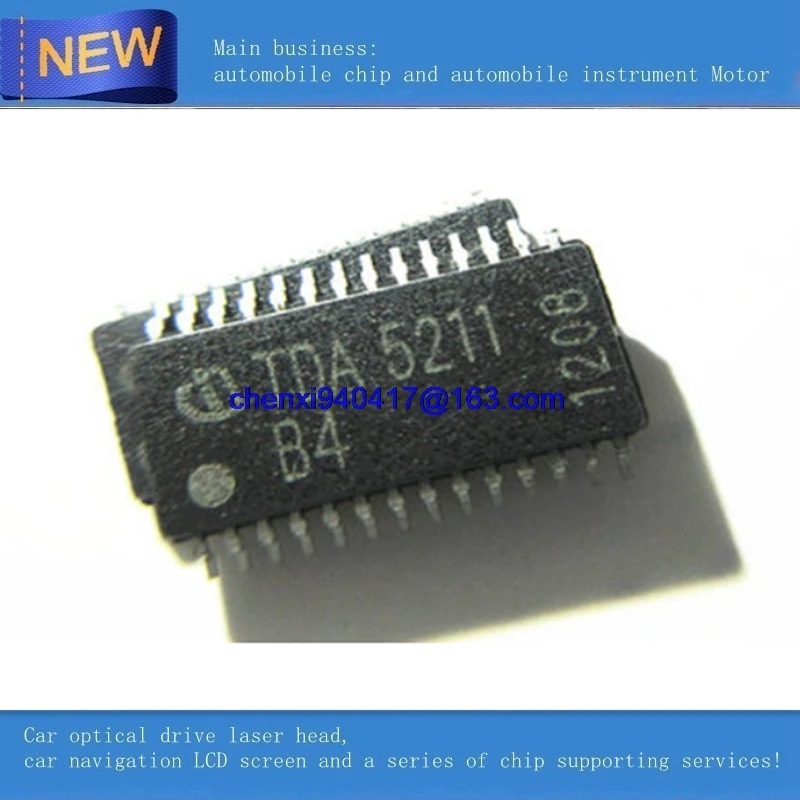 BMW 원격 안테나 RF 리시버 IC 칩, TDA5211 TDA5211B3, 10PCs/로트, 신규 수입