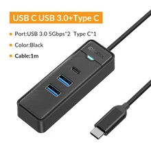  iDsonix 4 Ports USB 3.0 HUB High Speed Type C Splitter 5Gbps For PC Computer Accessories Multiport HUB 4 USB 3.0 2.0 Ports 