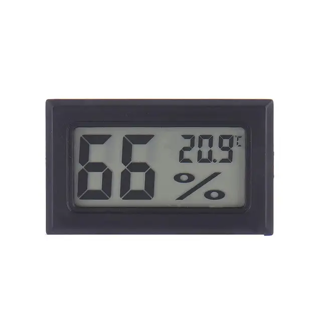 Mini Lcd Digitális Elektronikus Hőmérséklet Higréteres Páratartalom Utánozás Tervező Beltéri Környezeti -Érzékelő - Image 4
