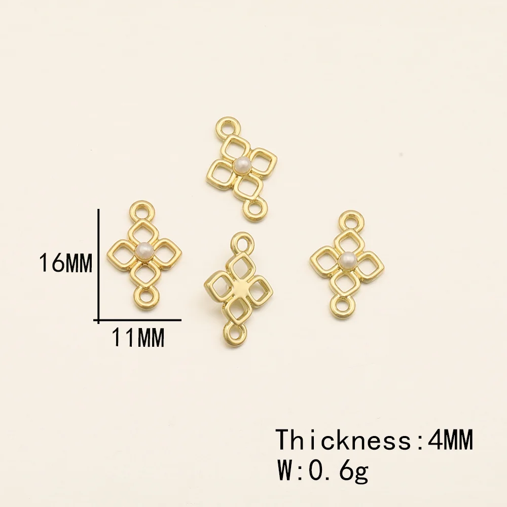 Cordial Design 100Pcs 11*16MM Jewelry Accessories/Charms/Hand Made/DIY Connectors/Bracelets Making/Jewelry Findings & Components - cordial