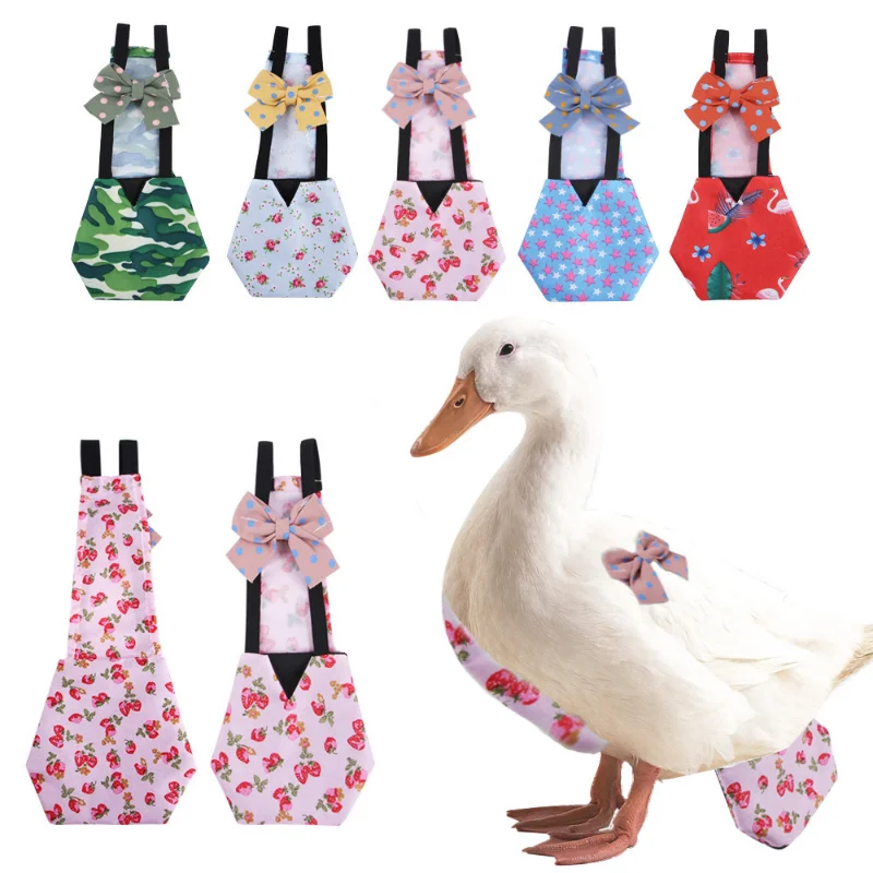 Couches Réutilisables Élégantes pour Canards et Oies