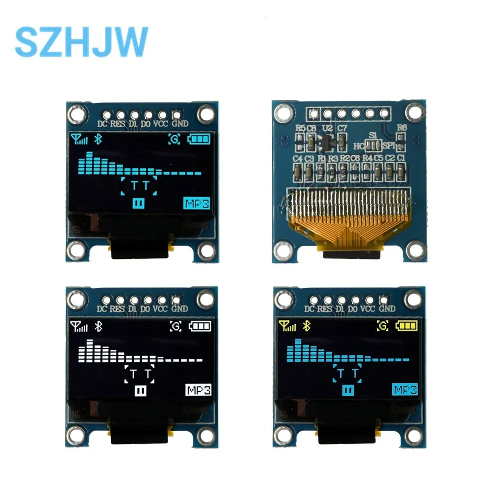 Display Module Spd60 SSD136 0.96 Inch 6Pin 12864 SPI IIC I2C Digital OLED LCD Display Module ...