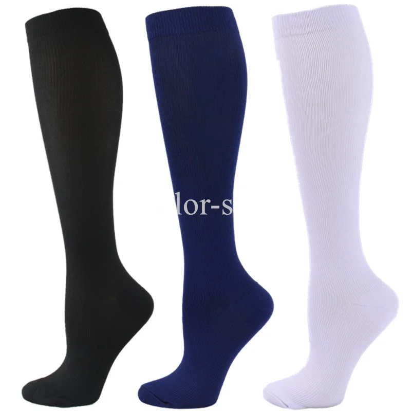 Compression Socks - Knee High, Anti-Fatigue & Pain Relief Stockings for Men and Women (3 Pairs)