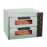 EB-1/2 Electric Pizza Kitchen Food Processor Double Layer Baker Machine Home Appliance Stainless Steel Cuisine Commercial Oven 2