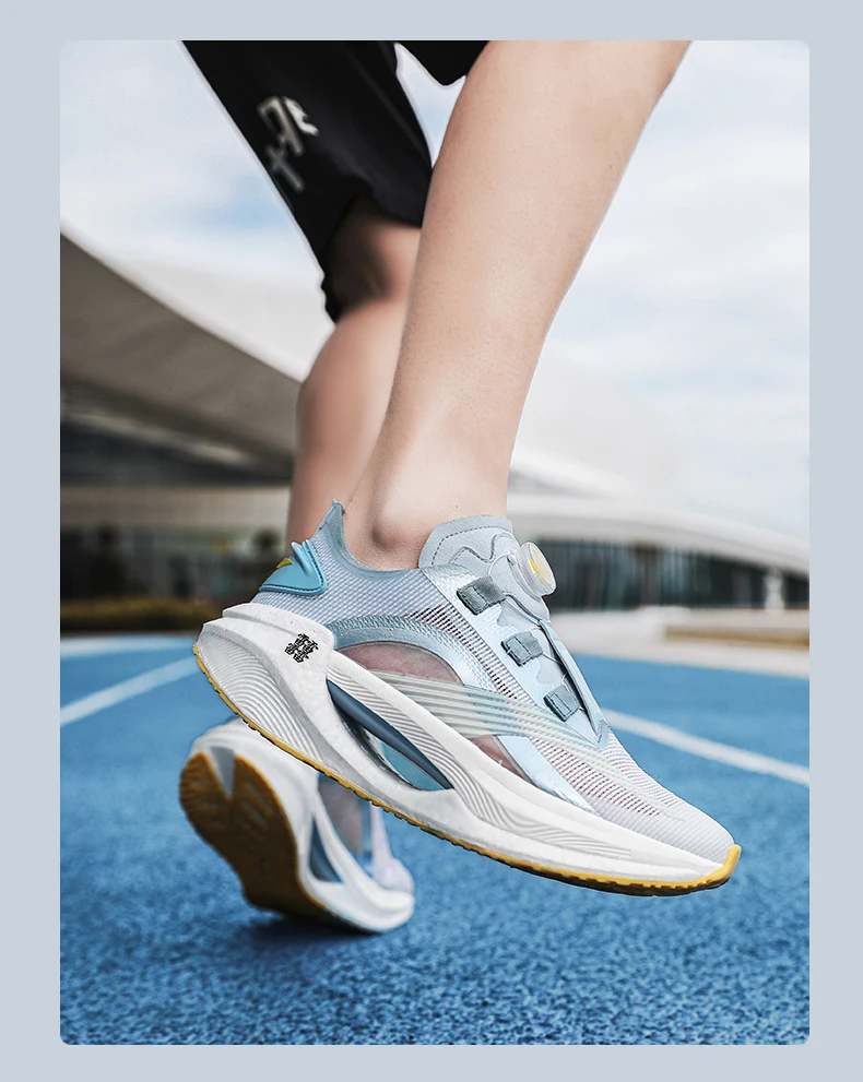 Herren Freizeitschuhe Mit Drehverschluss Und Atmungsaktivem Mesh_voghion.com