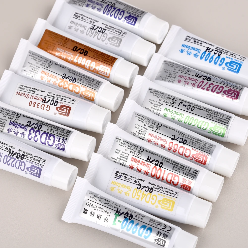 Description Picture 4 of itemHigh Thermal Conductive Grease Paste Silicone Plaster Heat Sink Compound Cpu LED Computer GD900 Heat-Dissipating Silicone Paste