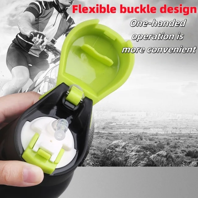 Stainless Steel Thermos Bottle Ideal for Outdoor Activities, Cycling Sports Keep Hot or Cold Easy to Carry Durable Water Bottle 3