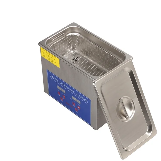 Easy Clean 3L Portable Tabletop Heated Ultrasonic Cleaner Machine for Small Work Pieces Hardware 2