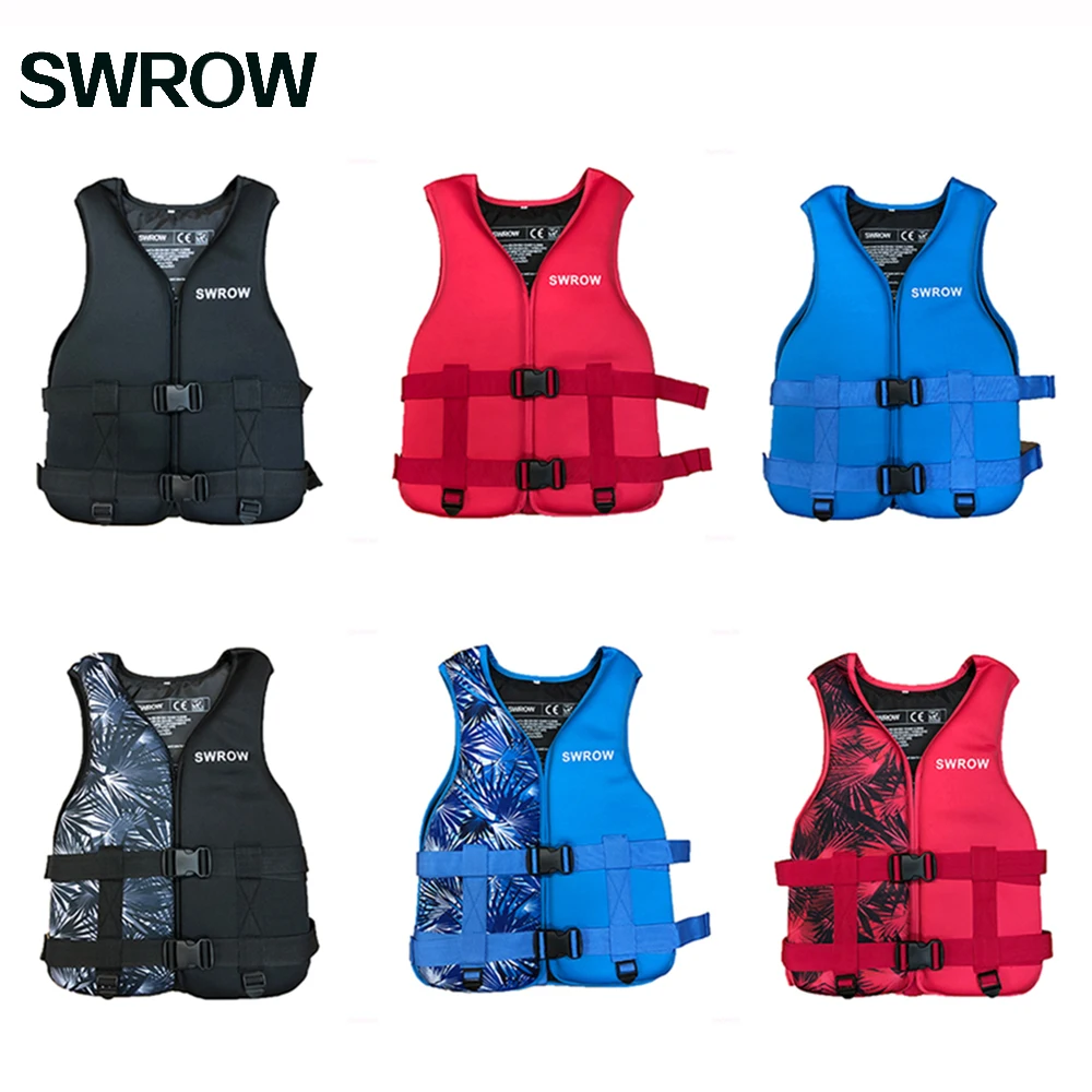 Adult Children's Outdoor Exquisite Printing Neoprene Life Jacket Water Sports Kayak Boating Surfing Rafting Safety Life Jacket 6 pcs outdoor waterproof bag dry sack for drifting boating floating kayaking beach