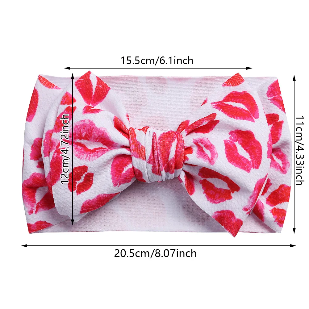 4pcs Valentine’s Day Baby Headbands 4