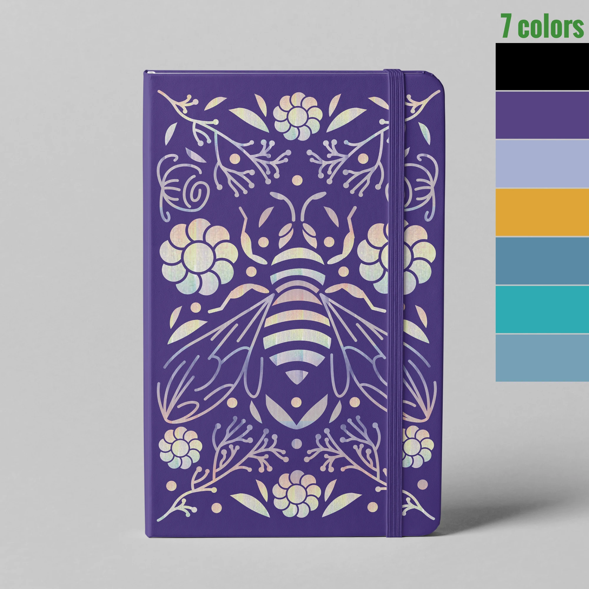 BUJO Bees Dotted Notebook A5 Pocket 5.1x8.2 Inches 160g Bamboo Paper 6