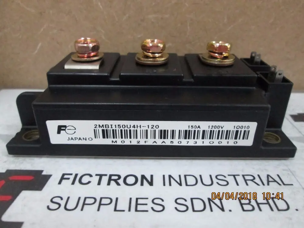 

NEW 1PCS 2MBI150U4H-120 FUJI IGBT MODULE 2MBI150U4H-120-50