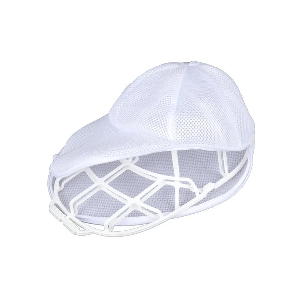 Washing Machine Hat Wash Protector Cap Cleaner Laundry Bag Small Clothes Wash Bag Anti-Deformation Mesh Organizer Zip Bags 6