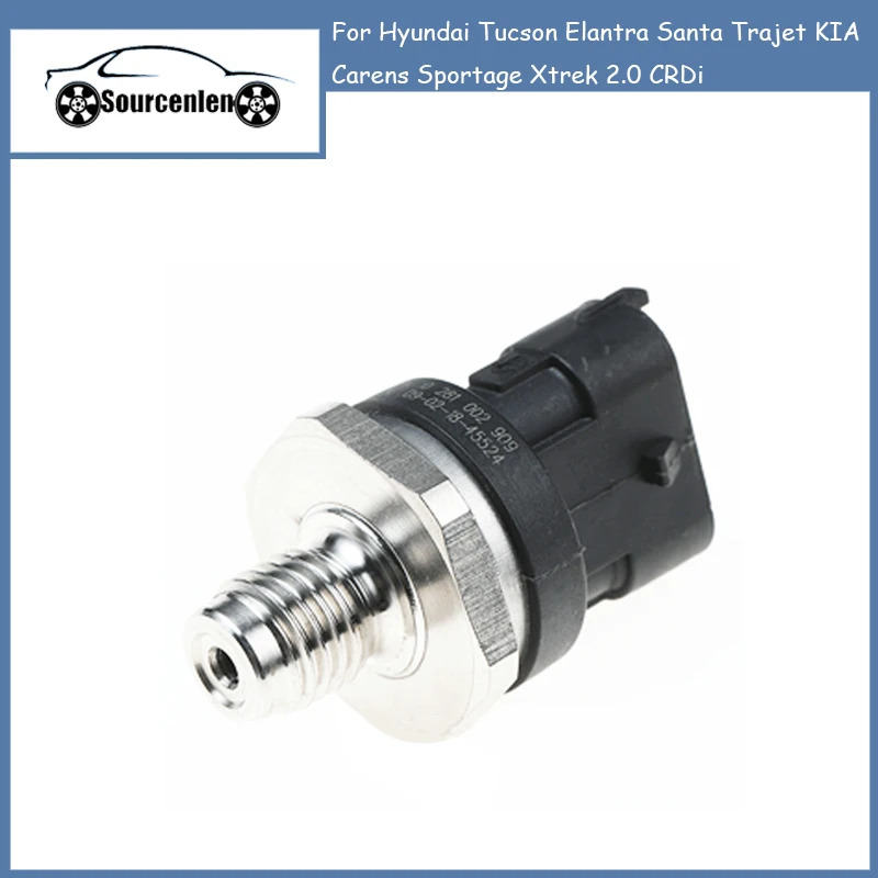 

Новый датчик давления топливной рейки 31401-27000 0281002909 для Hyundai Tucson Elantra Santa Trip KIA Carens Sportage Xtrek 2,0 CRDi
