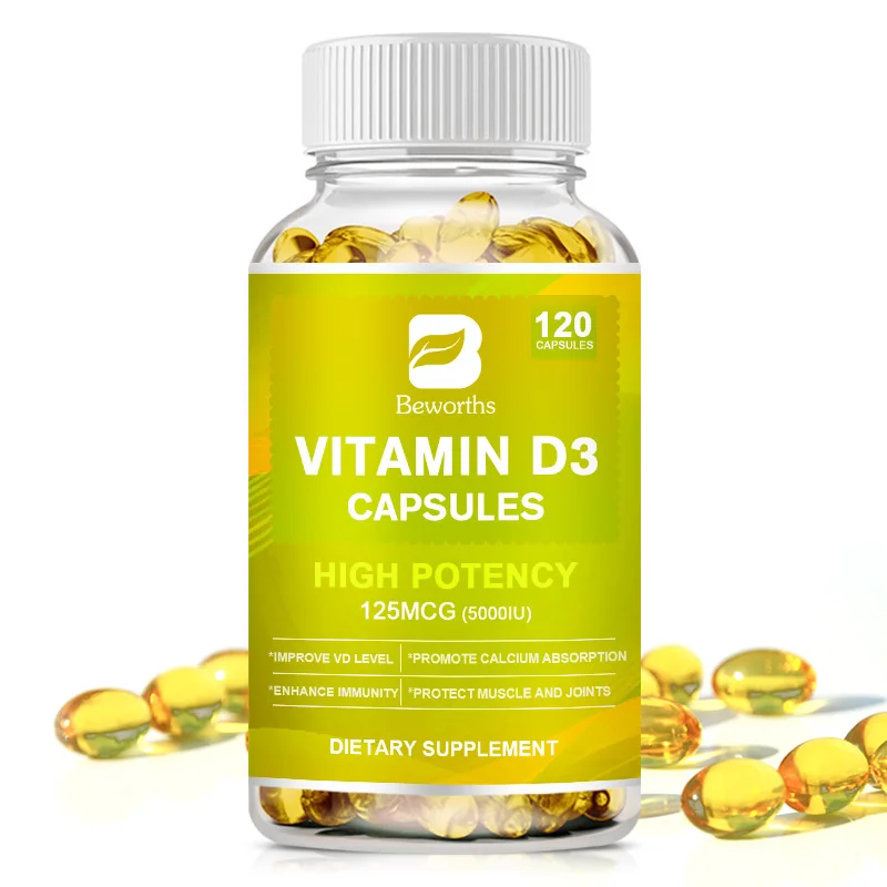 B BEWORTHS Vitamin D3 Strengthens Bones & Teeth& Heart & Nerves