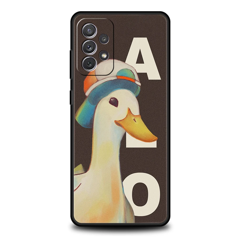 Playful Cartoon Goose Game Phone Case - TPU Shell, Cute Design