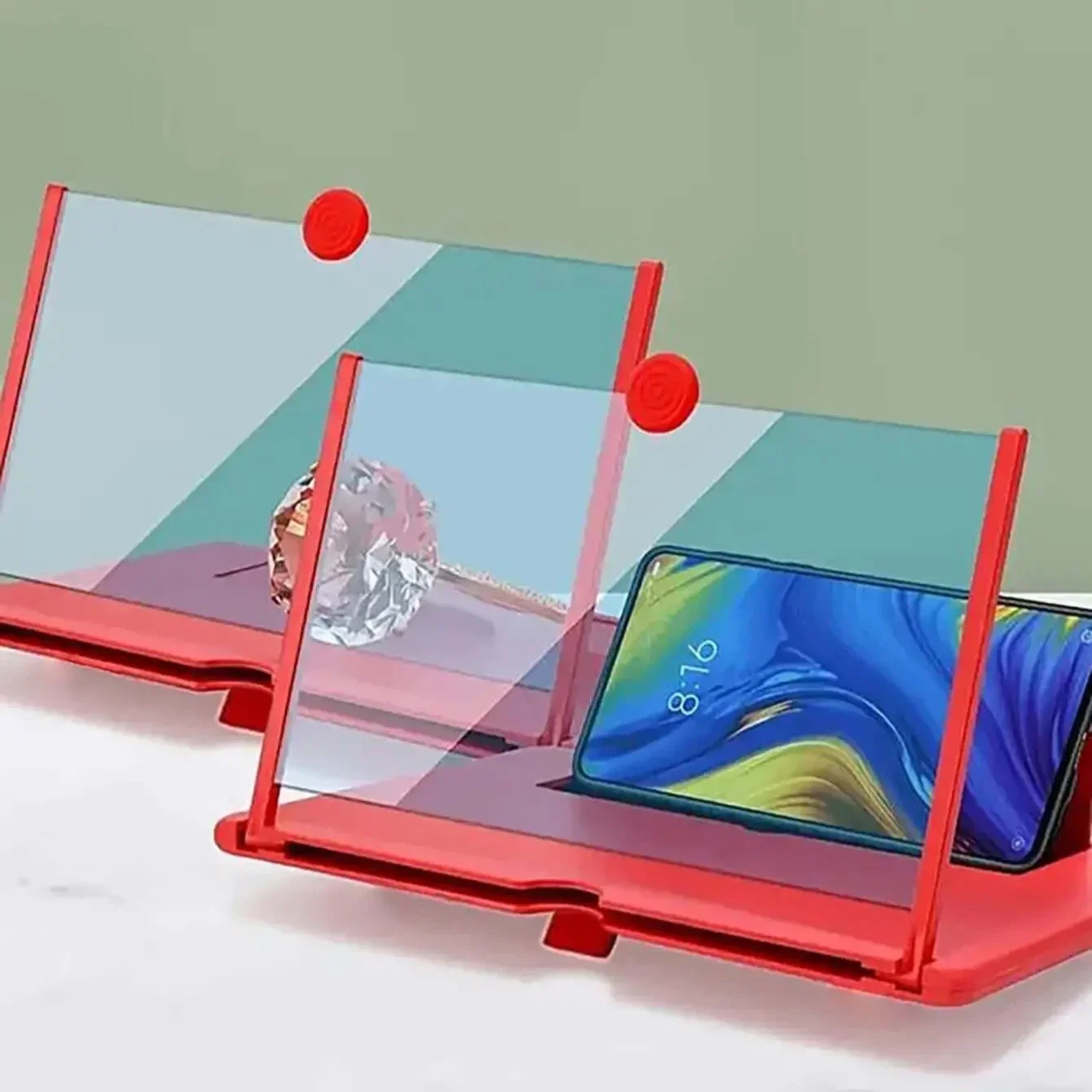1PC Screen Amplifier Phone Stand for Smartphone