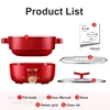 SUPOR Split Electric Cooker 3L Portable Multi-Function Rice Cooker 4-level Fire Power Household Electric Hot Pot For Steaming 4