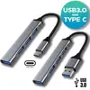 Universal 4 IN 1 USB-C HUB Aluminium Alloy High Speed Type-C Splitter Laptop PC OTG Adapter Computer For Xiaomi Accessories 1