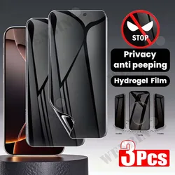 3 - Pack Full Coverage Privacy Hydrogel Screen Protector Films - Privacy Hydrogel Fil