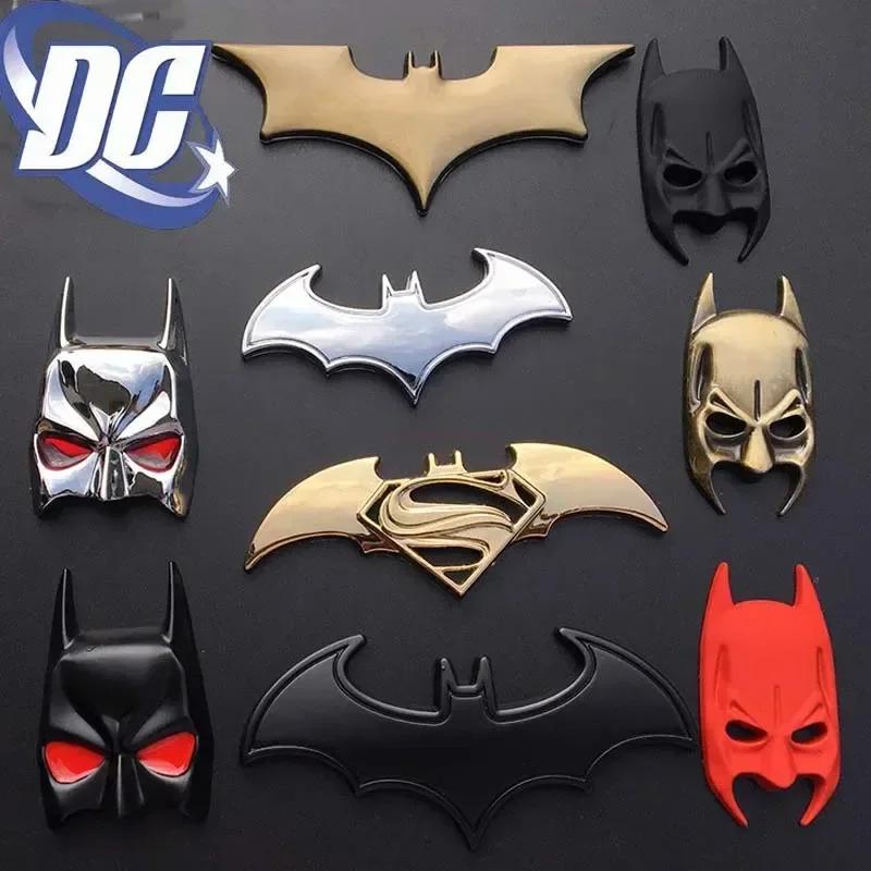 

Dc Comics Batman Car Accessories Sticker Styling Metal 3d Multicolor Auto Car Trunk Emblem Badge Decal Sticker Birthday Gifts