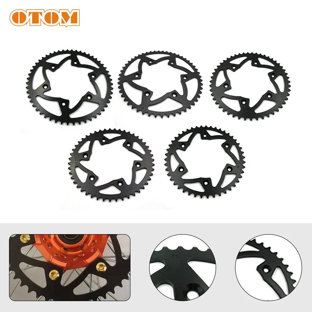 OTOM Chain Wheel 51T Bicycle Motorcycle Chain Sprockets Rear Back Crank Sprocket For HONDA CR125R CR250R CRF250F CRF450X CRF450R
