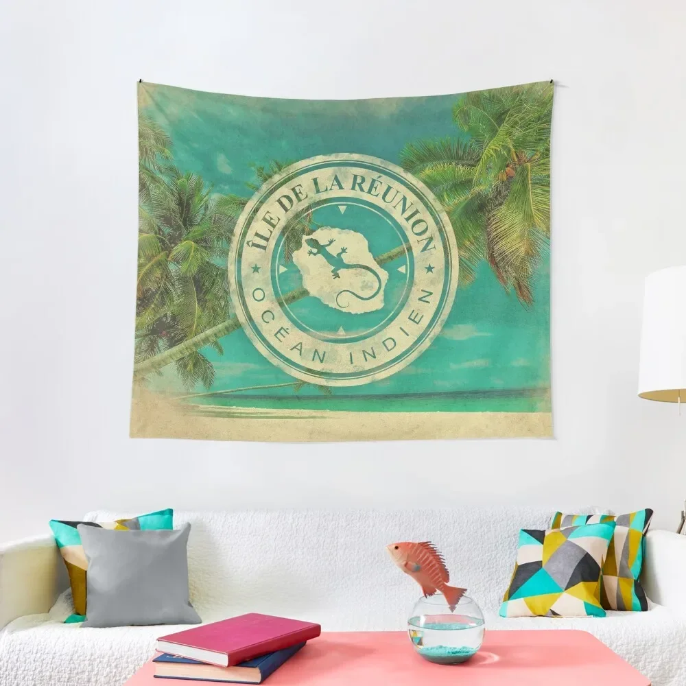 

Ile de La Reunion - 974 Tapestry Decoration For Rooms Wall Mural Wall Hangings Decoration Room Decorations Tapestry