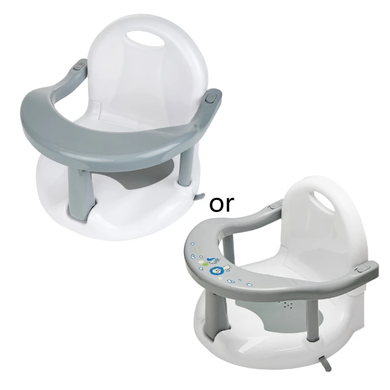 

Foldable Baby Bath Stool with Strong Suction Cup,Non Slip Toddlers Chair Bathtub Support for Safe & Convenient Bath Hour