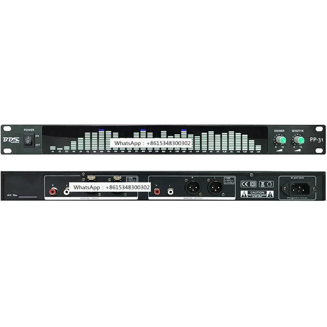 Analizzatore Spettro Audio BDS PP-131 Con Display Blu A 31 Segmenti VU Meter - Garanzia 3 Anni
