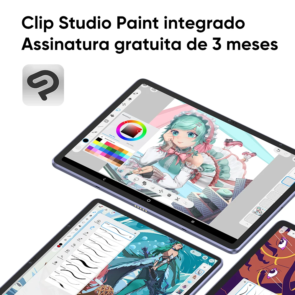 Xppen magia desenho almofada 12.2 polegada tablet android 8gb