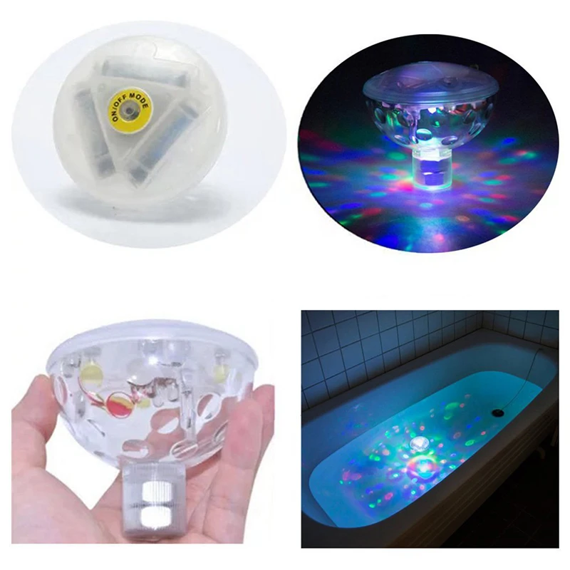 

LED Floating Swimming Pool Light Underwater Disco Lights Waterproof RGB Submersible Lamp For Baby Bath Party Outdoor Pond Decor