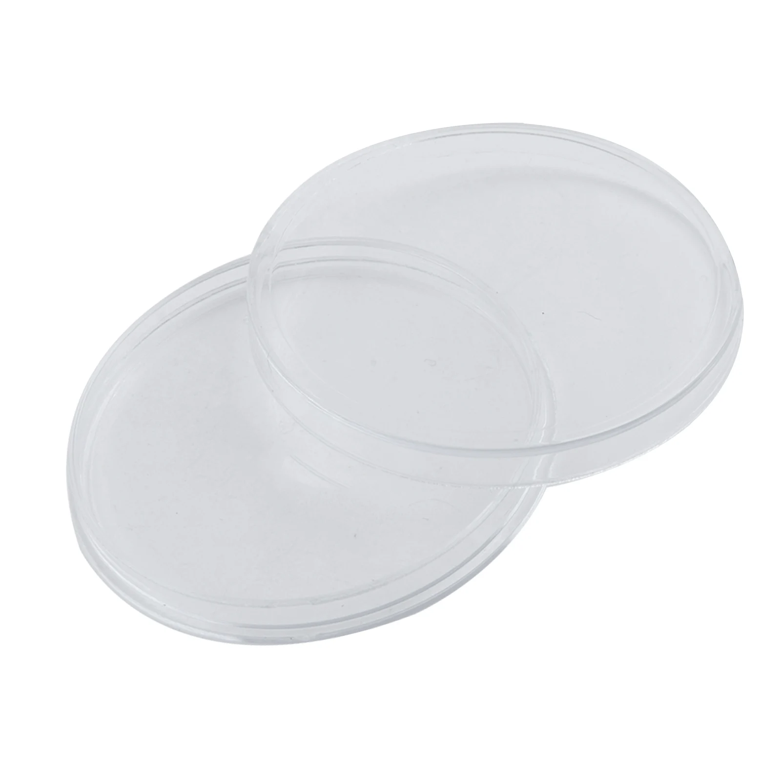 

100 шт., диаметр 38 мм, аксессуары, прозрачная коллекция, круглая прозрачная коробка для хранения, Держатель контейнера, прочный
