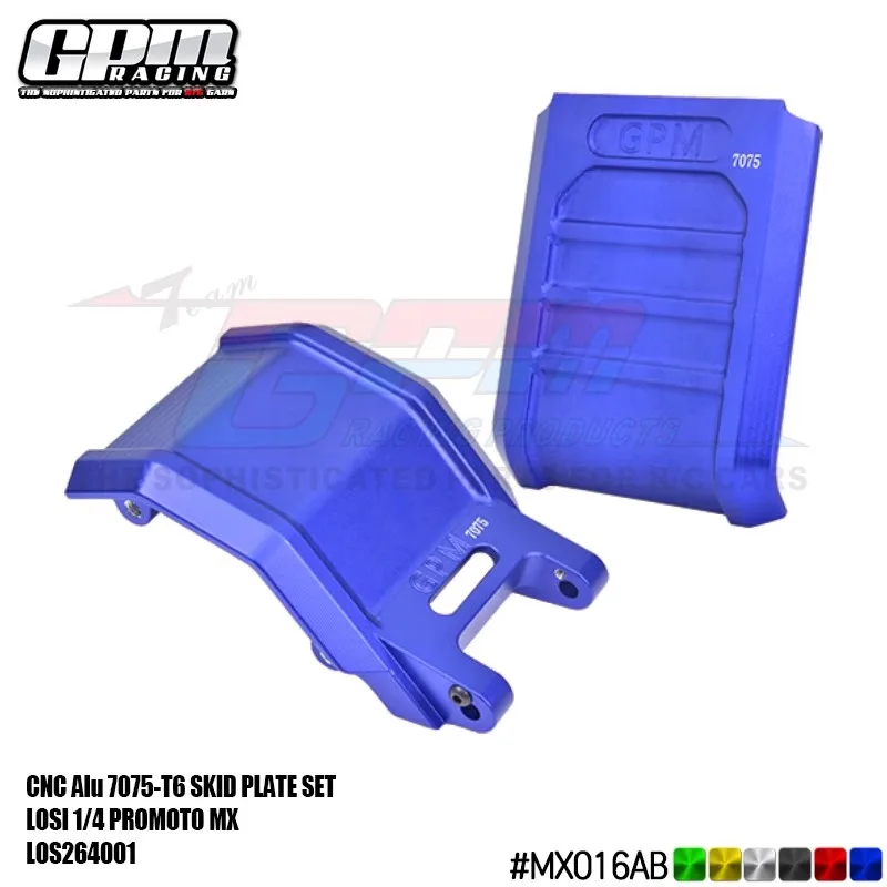 Piastra Paramotore Gpm Cnc Alu 7075 Per Moto Losi 1/4 Promo Mx Los264001