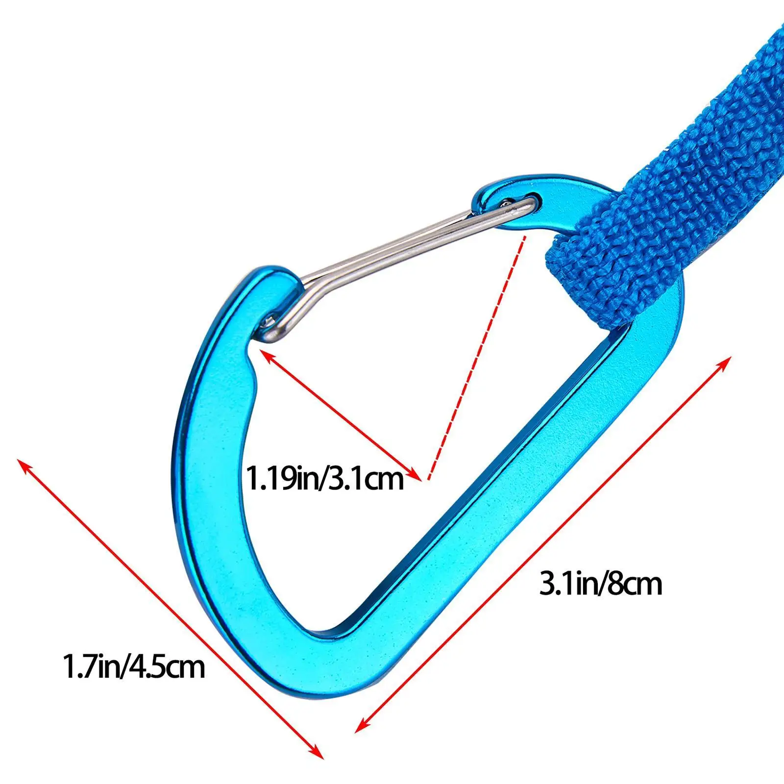 Kayak Paddle Leash Premium Fishing Rod Holder Surfboard Leash Kayak Rod Leashes for Rafting Boating Canoeing Kayaking Surfing