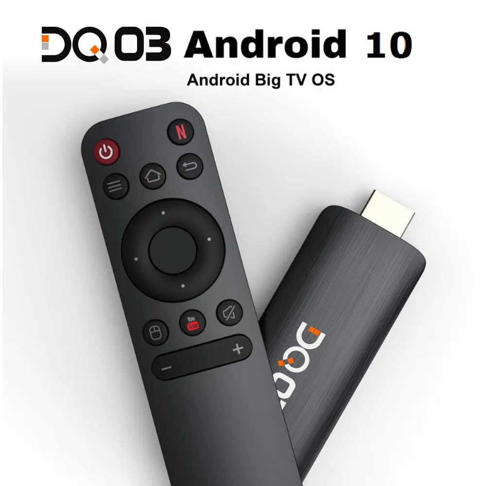 DQ03 Мини ТВ-приставка Android 10, 2 ГБ/16 ГБ, 4K Wi-Fi, смарт-ТВ-приставка - купить по лучшей цене в Василькове от компании 