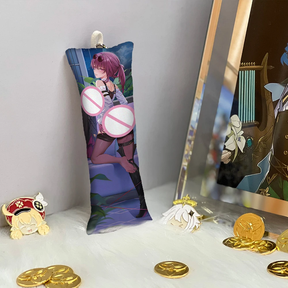 

Honkai Star Rail Kafka Keyring Key Chain Pendant Anime Accessories Mini Dakimakura Body Pillow Bag Keyring Pendant Double Side